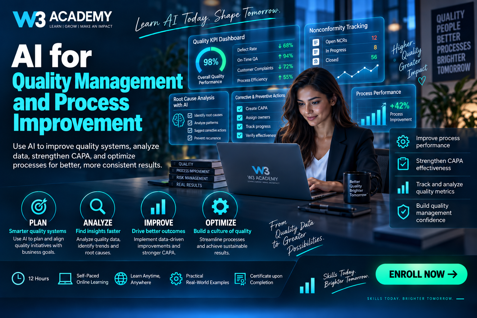 AI for Quality Management and Process Improvement