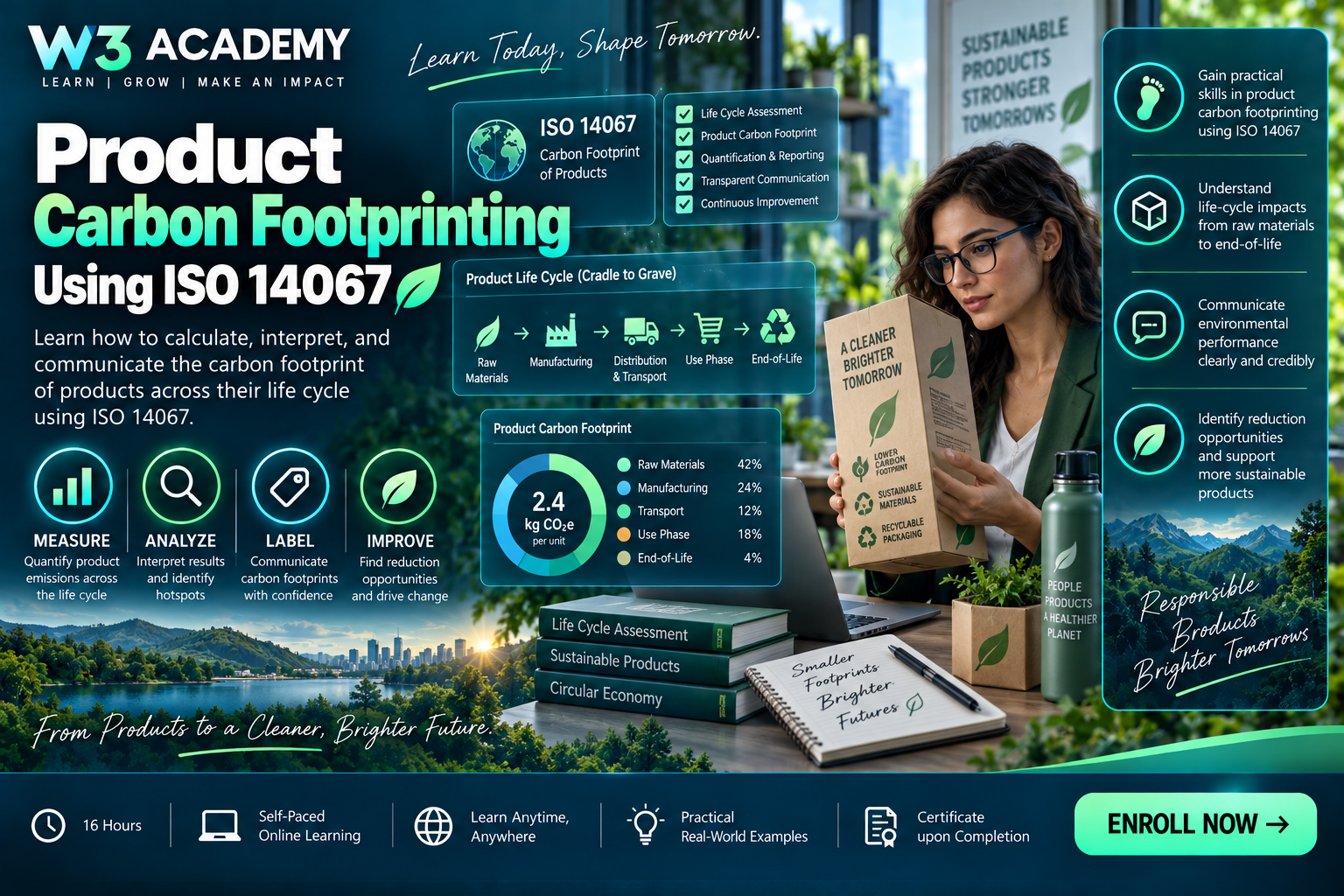 Product Carbon Footprinting Using ISO 14067