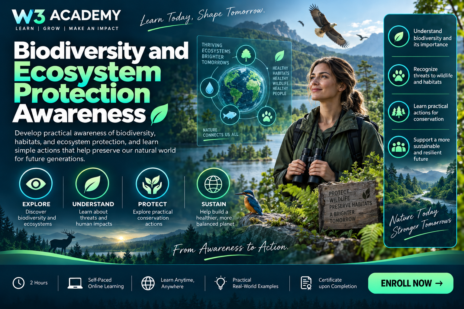 Biodiversity and Ecosystem Protection Awareness